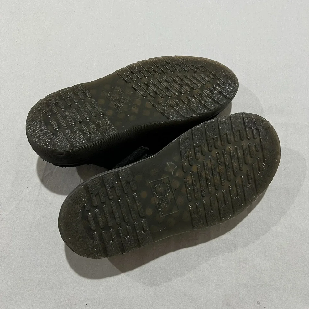 Dr. Martens Mens Black Suede Maxxy Slide Buttersoft Leather Sandals 9M 10 W